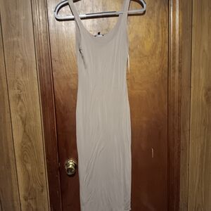 Fashion Nova Taupe Maxi Dress